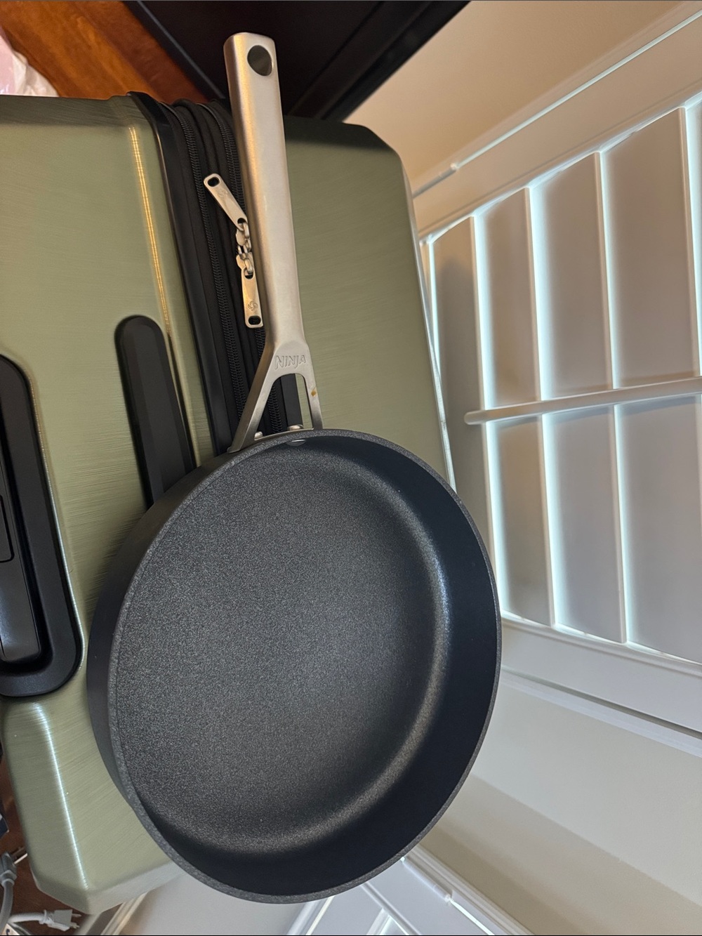 Ninja Black Nonstick Skillet with Brushed Stainless Handle